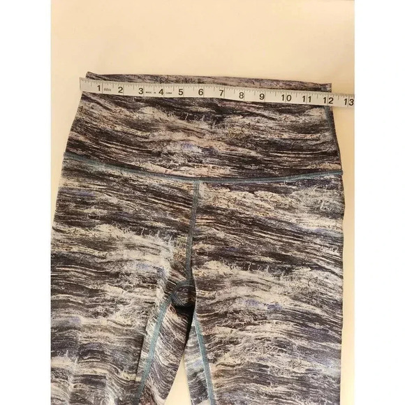 Lululemon Wunder Under High Rise Tights Size 6 Blue - Picture 5 of 7